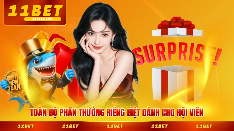 Toàn bộ phần thưởng riêng biệt dành cho hội viên VIP cao cấp